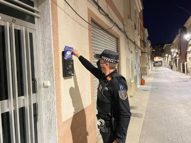La Policía Local de Alcantarilla pide la colaboración ciudadana para frenar la ocupación ilegal de viviendas