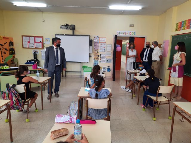 Comienza el curso escolar para más de 4.000 alumnos de Infantil, Primaria y Educación Especial en Alcantarilla