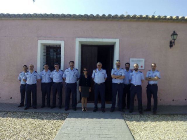 La Base Aérea de Alcantarilla visita el centro de tratamiento de residuos sólidos urbanos de Cañana Hermosa