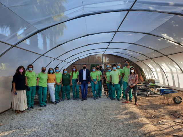 Catorce alumnos del programa de empleo y formación en jardinería hacen prácticas en el Museo de la Huerta