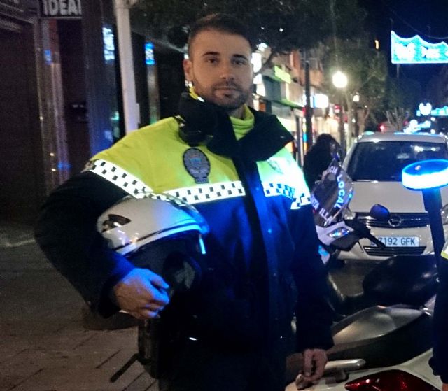El Agente de la Policía Local, Óscar Martínez / AlcantarillaTV