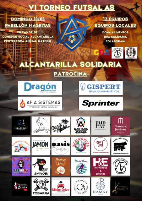 VI Torneo de Fútbol Sala Solidario AS: deporte y solidaridad en Alcantarilla