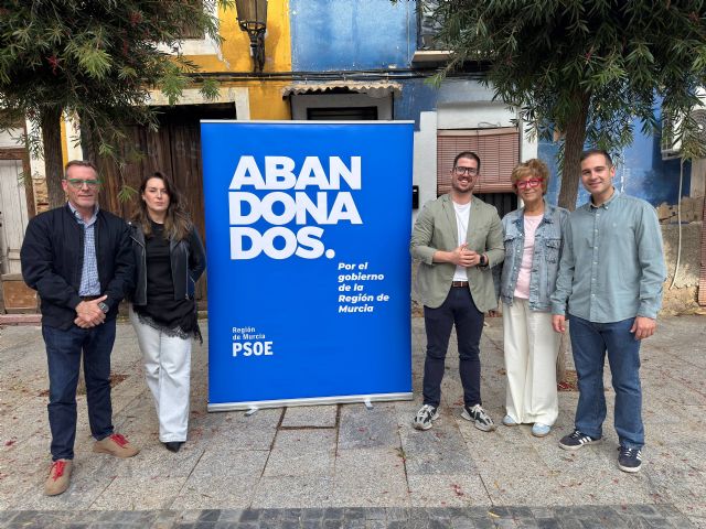 El PSOE de Alcantarilla denuncia el abandono en materia de vivienda por parte del Gobierno regional