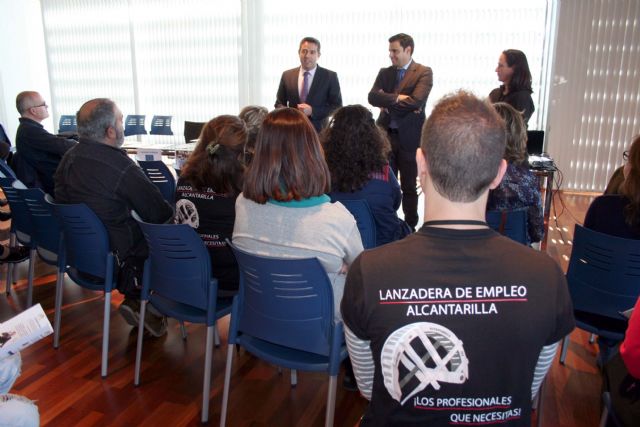 Jornada de puertas abiertas y clausura de la Lanzadera de Empleo de Alcantarilla, en donde uno de cada dos participantes ha sido contratado