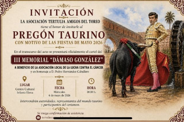 Lara Hernández critica que el ayuntamiento de Alcantarilla promocione actividades taurinas en espacios públicos junto a zonas infantiles