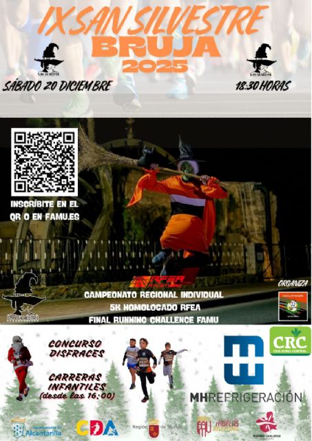 El sábado 20, Alcantarilla echa el cierre a la Running Challenge y dictamina los títulos regionales de 5K