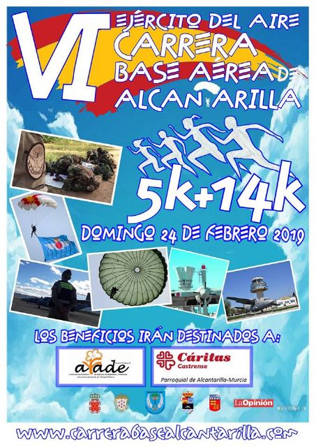 Este martes, presentación de la VI Carrera 'Base Aérea de Alcantarilla'