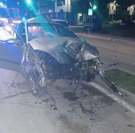 Herido en un accidente de tráfico ocurrido en carretera de Alcantarilla, Murcia