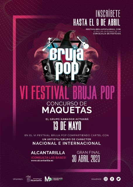 Abierto el plazo para participar en el concurso Bruja Pop