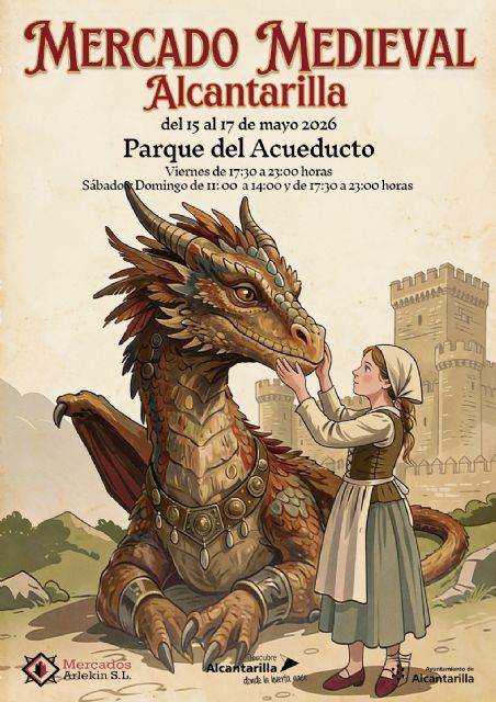 El Mercado Medieval de Alcantarilla se instala este fin de semana en el Parque del Acueducto