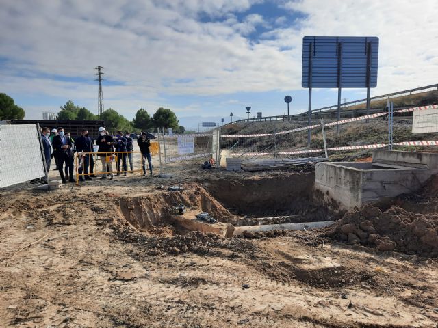 Avanzan las obras del nuevo sistema de conducción y bombeo de aguas residuales en Alcantarilla