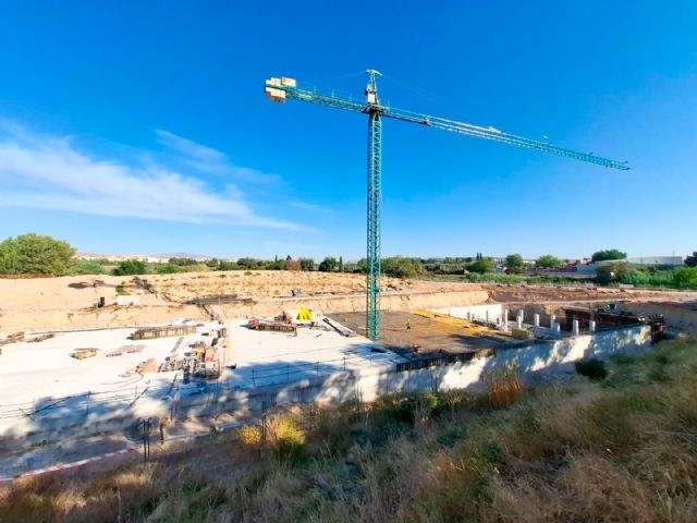 Las obras del Paraje El Soto de Alcantarilla avanzan a buen ritmo y está previsto que terminen a principios del próximo año