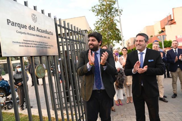 Más de 2.000 personas asisten a la ceremonia inaugural del Parque del Acueducto