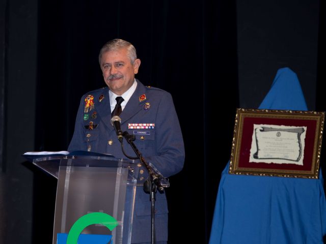 Brillante pregón de Navidad en Alcantarilla el ofrecido por el Coronel Jefe de la Base Aérea, Francisco Javier Fernández