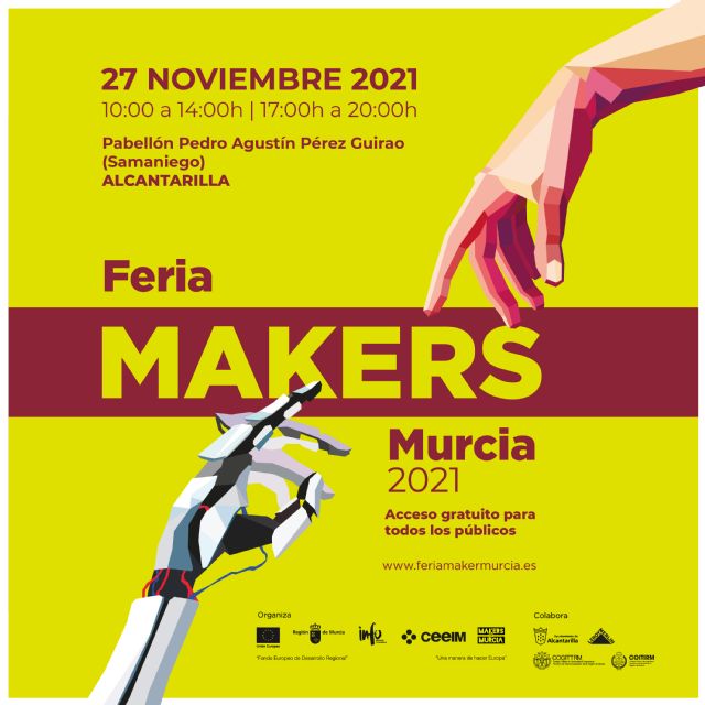 Alcantarilla acoge el sábado la Feria Makers con exposiciones y talleres de drones, impresión 3D y robótica