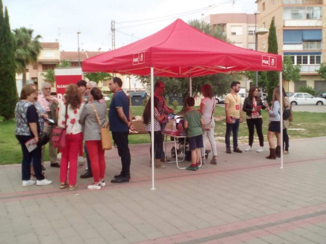 El PSOE escoge Las Tejeras para su cierre de campaña para reivindicar que el AVE no deje aislado el barrio del casco urbano