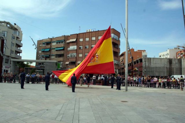 Alcantarilla celebrará mañana viernes, 10 de octubre el acto de homenaje a la bandera y a los caídos por España