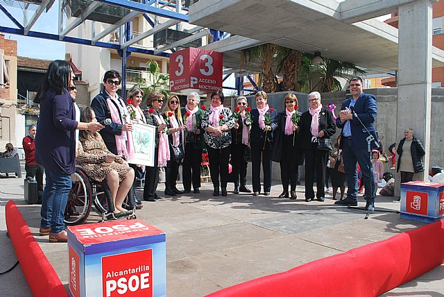 El PSOE se vuelca con las mujeres de Alcantarilla