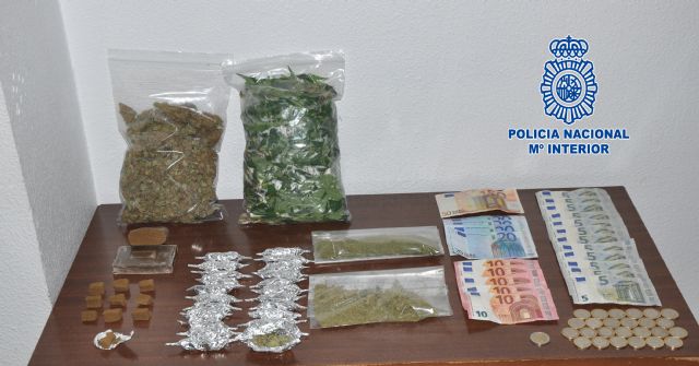 La Policía Nacional desmantela un punto de venta de droga en Alcantarilla