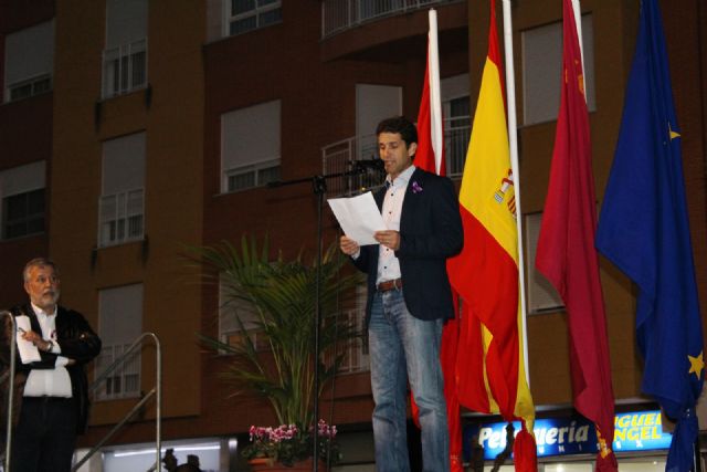 El entrenador de ElPozo Murcia Fútbol Sala, Duda, leyó en Alcantarilla el Manifiesto en el Día Internacional para eliminación de la Violencia de Género