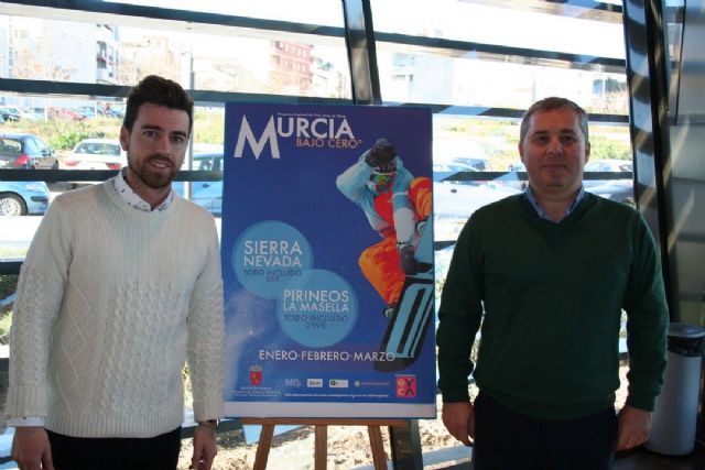 Alcantarilla se une al programa 'Murcia Bajo Cero°', viajes a la nieve a esquiar en Sierra Nevada y en La Masella