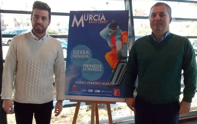 Alcantarilla se une al programa para jóvenes ´Bajo Cero´ de viajes a la nieve para esquiar en Sierra Nevada y La Masella