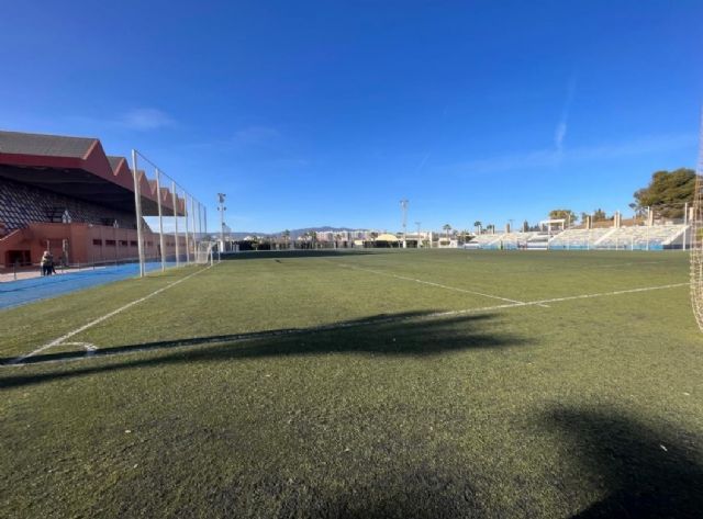 Aprobada la renovación del césped del campo de fútbol Ángel Sornichero de Alcantarilla