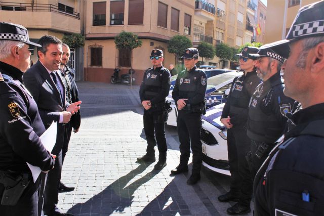 Desde hoy la Policía Local de Alcantarilla pasa a tener 58 chalecos antibalas y contar con las suficientes medidas preventivas de seguridad