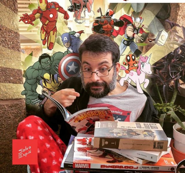 El dibujante de Marvel Salva Espín imparte una clase magistral para los alumnos de Alcantarilla el próximo jueves