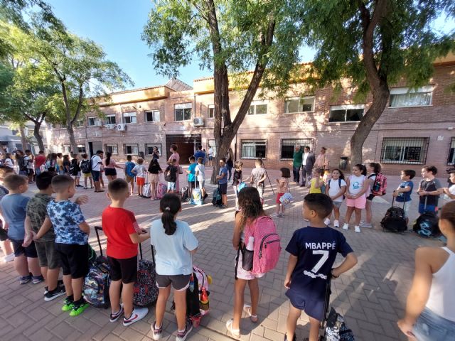 Más de 4.200 alumnos de Infantil, Primaria y Educación Especial comienzan el curso escolar en Alcantarilla