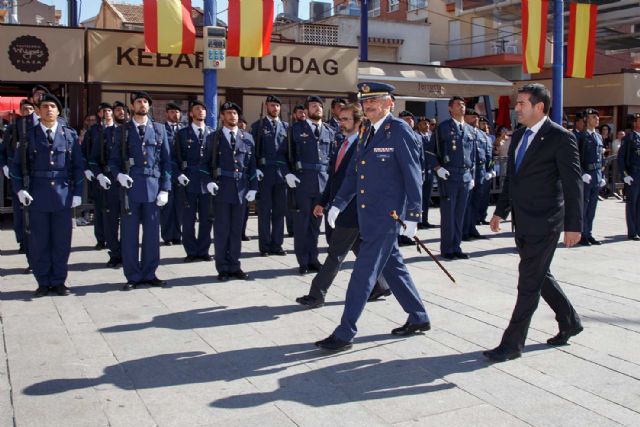 Alcantarilla celebró hoy viernes el Acto de Homenaje a la Bandera, enmarcado dentro de la celebración del Día de la Fiesta Nacional