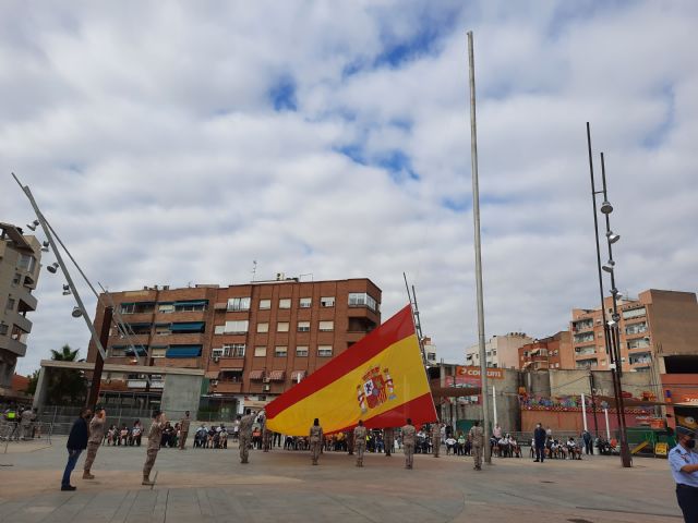 Todo listo para el Homenaje y Jura de Bandera el próximo domingo en la plaza Adolfo Suárez de Alcantarilla