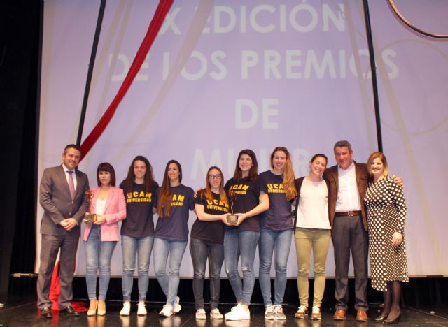 Raquel Toledo y UCAM Jairis reciben los Premios de Mujer 2018, a nivel individual e institucional, en Alcantarilla