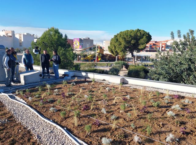 La Agencia de Desarrollo Local de Alcantarilla estrena cubierta vegetada con plantas autóctonas