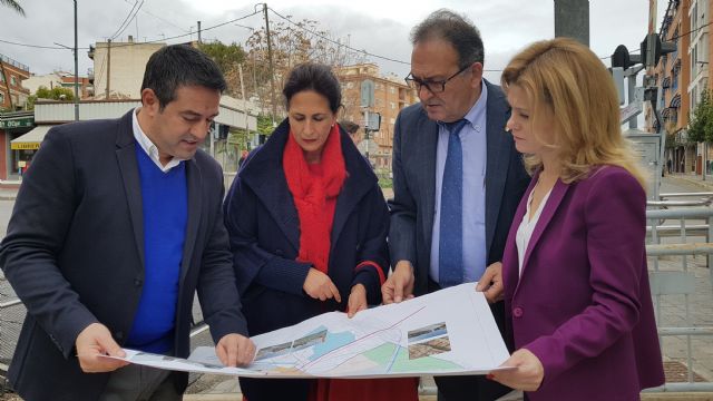 La diputada Isabel Borrego y los senadores Pedro José Pérez y Nuria Guijarro visitan Alcantarilla