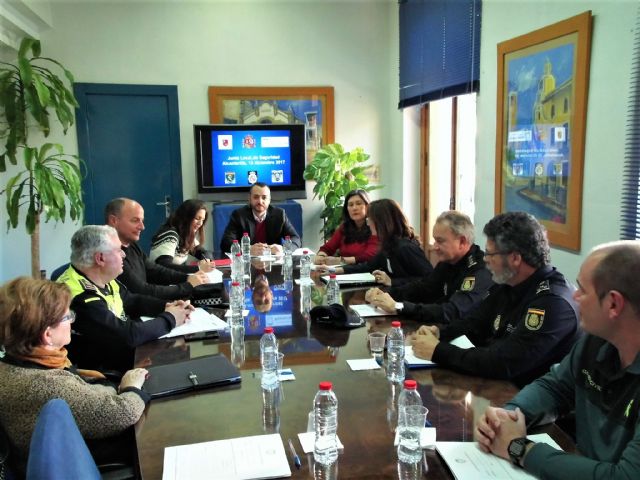 La Junta Local de Seguridad se reunió en Alcantarilla, operativo especiales en la Navidad