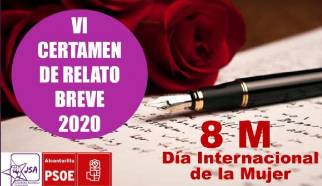 Juventudes Socialistas de Alcantarilla anima a todos los ciudadanos a participar en el VI Certamen de Relato Breve por el Día Internacional de la Mujer