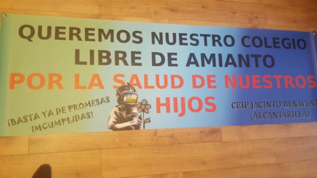 El PSOE se sumará a una concentración convocada por el Consejo Escolar del Colegio Jacinto Benavente por la presencia de amianto
