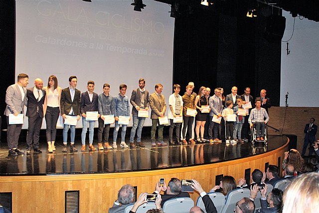 Alcantarilla acogió la Gala de Ciclismo de la Región de Murcia 2018