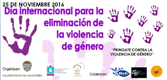 Alcantarilla conmemora mañana, 25 de noviembre, el Día Internacional contra la Violencia hacía las Mujeres