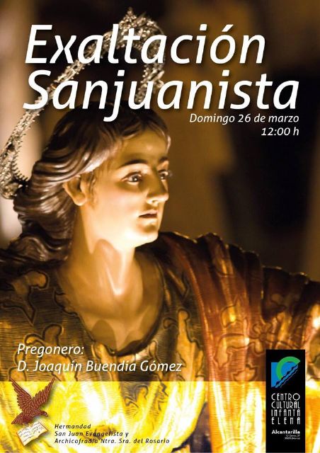 La Hermandad de San Juan de Alcantarilla celebra mañana su acto de Exaltación Sanjuanista