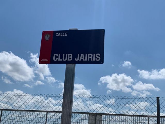 El Club Baloncesto Jairis ya tiene su calle en el municipio de Alcantarilla