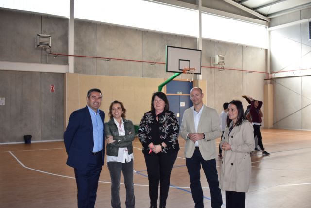 La ampliación del IES Sanje de Alcantarilla beneficia a 1.200 alumnos y 100 profesores