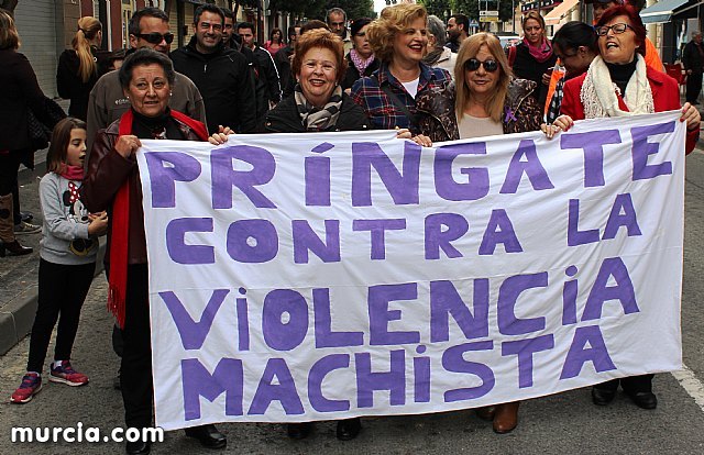 Marcha Contra la Violencia Alcantarilla 27-11-2016