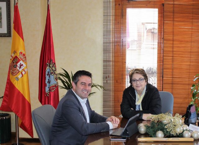 El alcalde recibe a la presidenta del Comedor Social Beata Piedad, tras su nueva elección días pasados