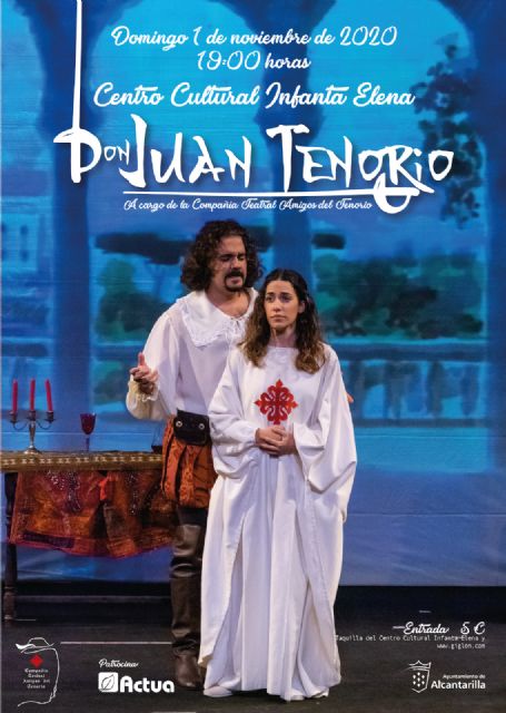 Vuelve 'Don Juan Tenorio' al escenario del Centro Cultural Infanta Elena para celebrar la festividad de Todos los Santos