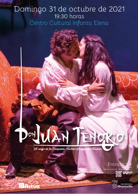 Don Juan Tenorio vuelve al escenario del Centro Cultural Infanta Elena por la festividad de Todos los Santos